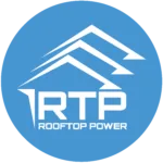 Rooftop Power solar and roofing company logo